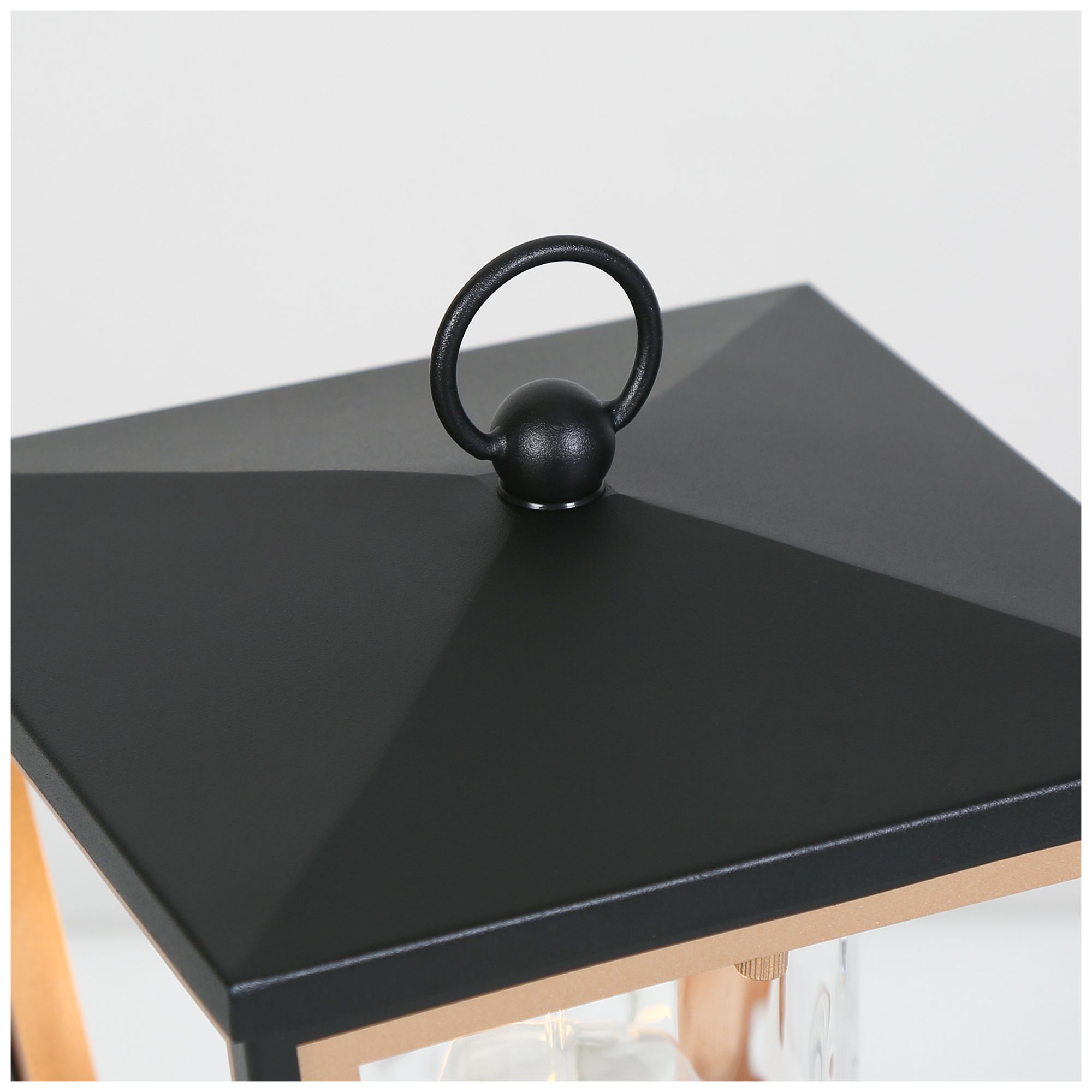 Image 3 Urquhartmoji 7.2" Wide Black Gold 1-Light Outdoor Post Light more views