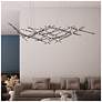 1_Ursa Major 92.75"W 44.L Espresso Black LED Chandelier-White 2200/240" Cable