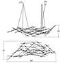 7_Ursa Major 92.75"W 44.L Espresso Black LED Chandelier-White 2200/240" Cable more views