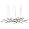 Ursa Minor 55"W 25.L Espresso Black LED Chandelier-Clear 2700/120" Cable