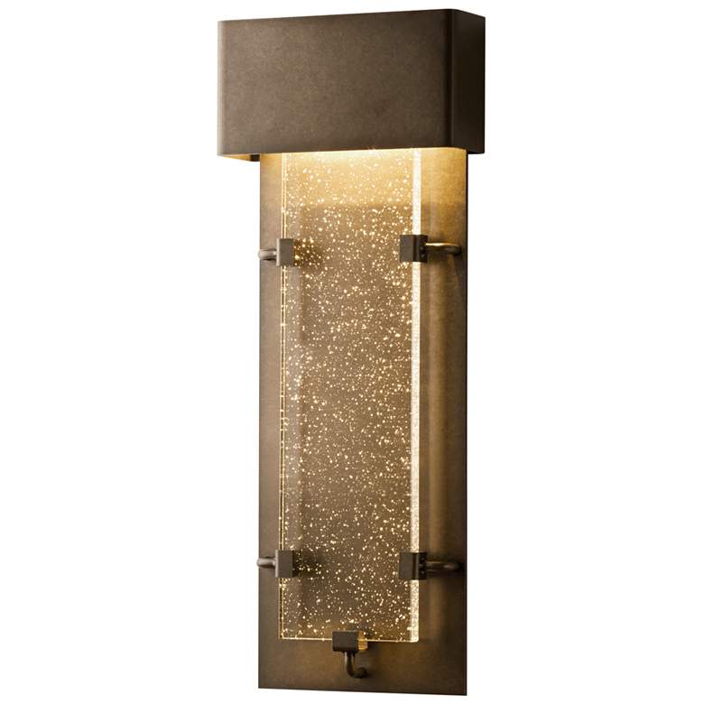 Image 1 Ursa Small LED Outdoor Sconce - Smoke Finish - Clear Glass