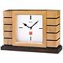 Usonian II 9 1/2" Frank Lloyd Wright Bulova Mantel Clock