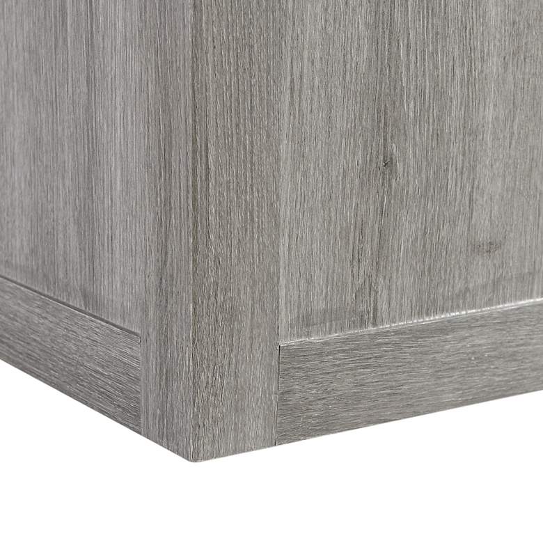 Image 6 Uster Light Gray 5-Piece Table and Storage Stool Set more views