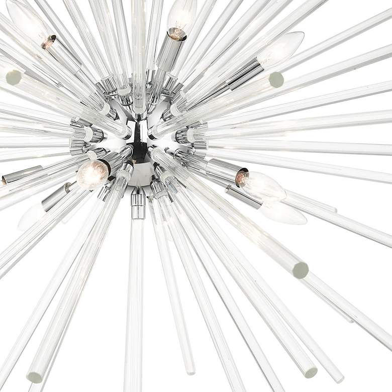 Image 7 Utopia 12 Light Polished Chrome Foyer Pendant Chandelier more views