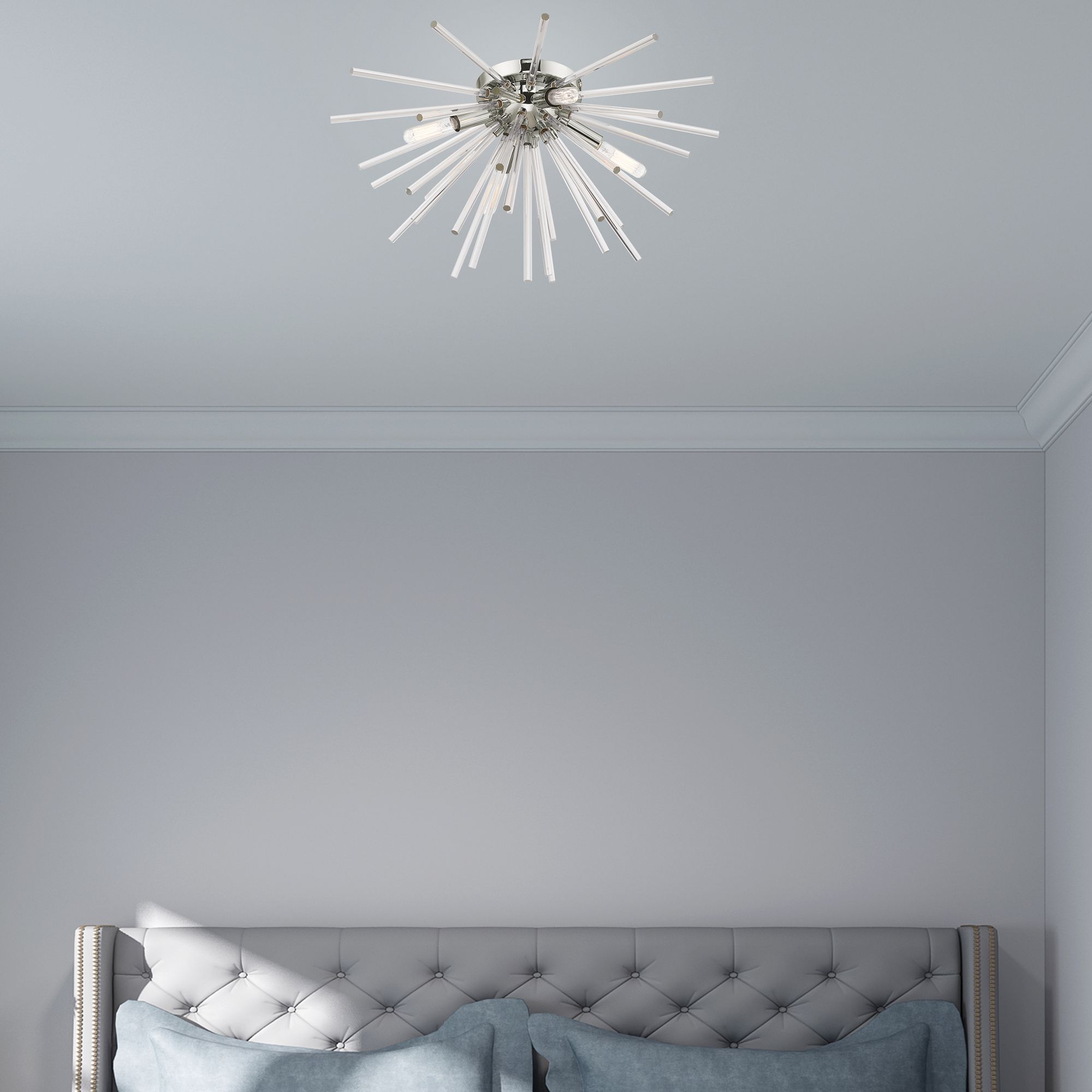 Utopia 4 Light Polished Chrome Ceiling Mount
