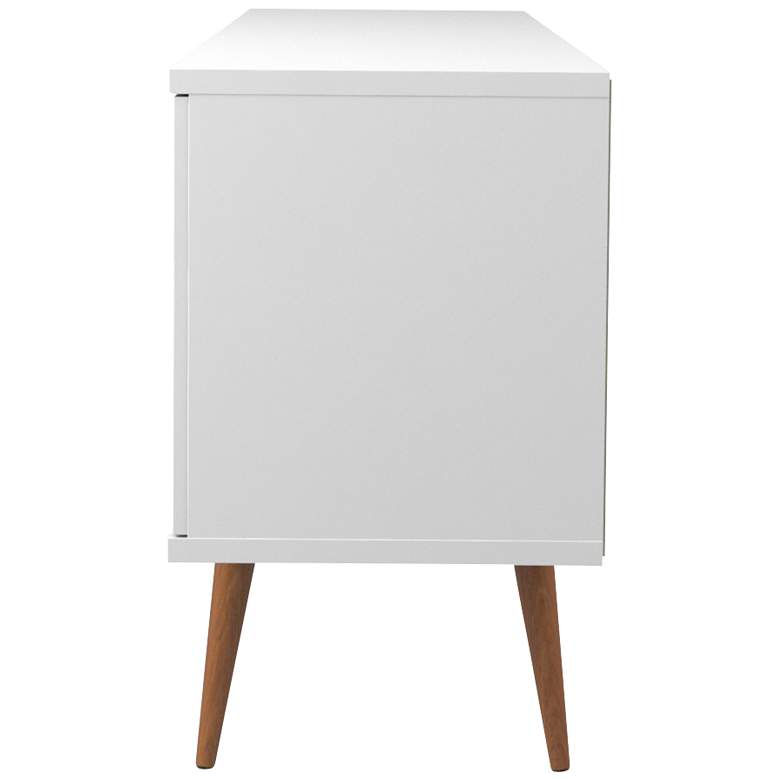 Image 6 Utopia 63 1/2" Wide White Gloss and Maple Modern Sideboard more views