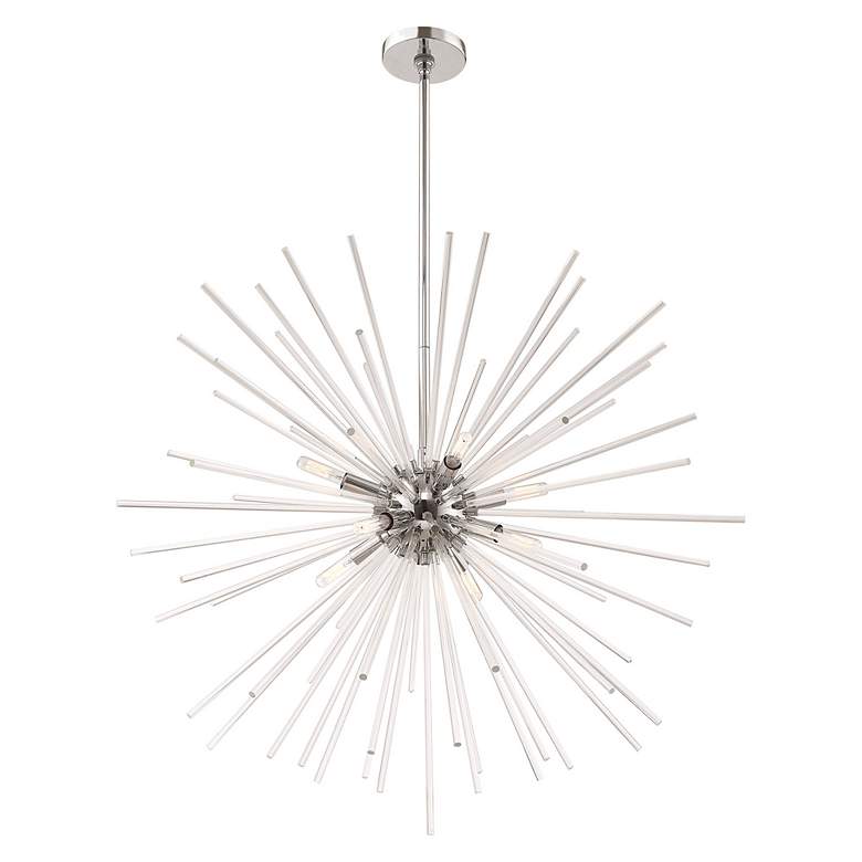 Image 6 Utopia 8 Light Polished Chrome Pendant Chandelier more views