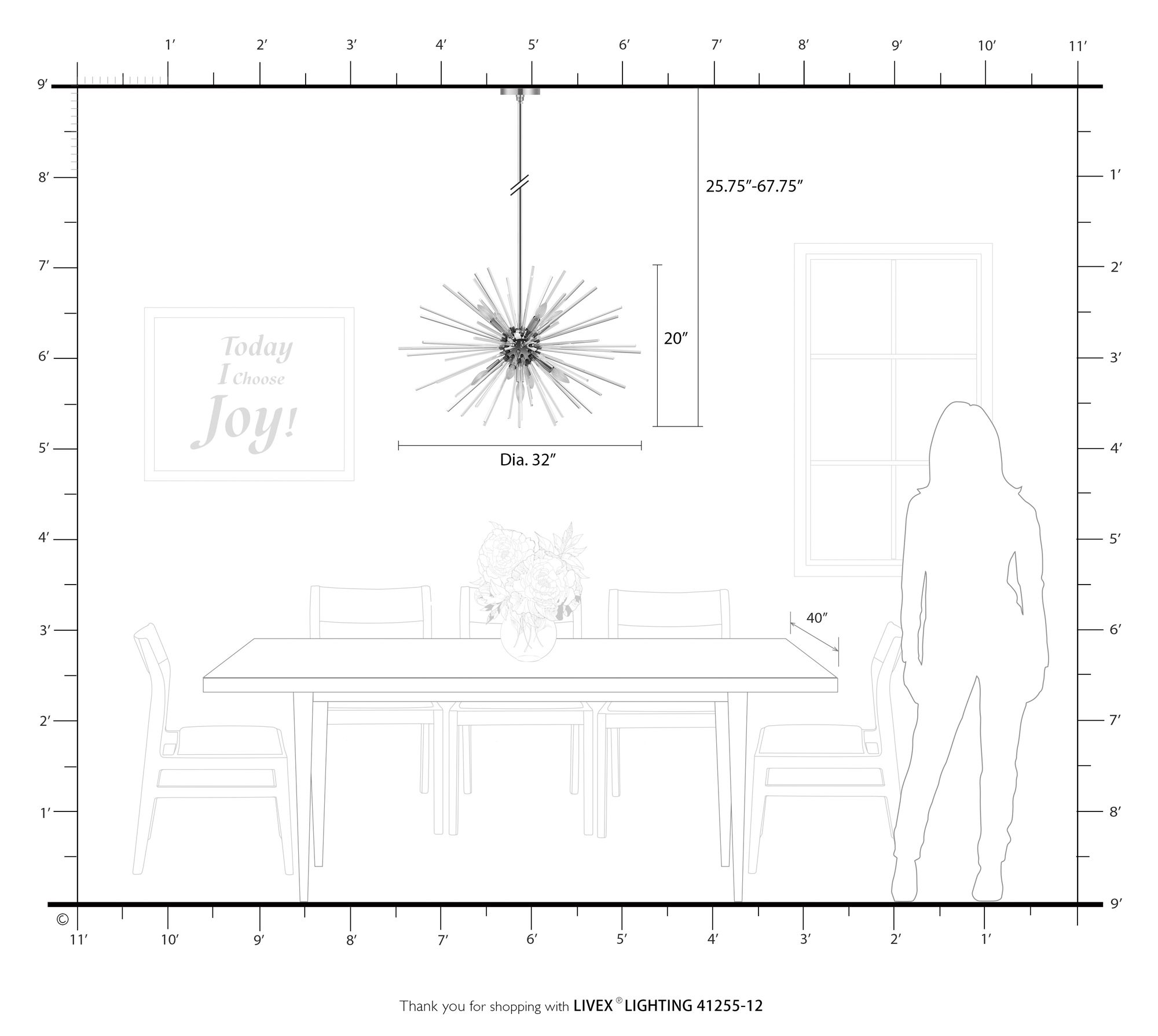 Utopia 9 Light Satin Brass Large Pendant Chandelier