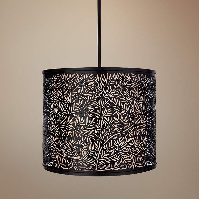 Image 1 Utopia Rod Hung 2-Light Pendant Chandelier
