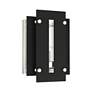 4_Utrecht 1 Light Black and Brushed Nickel Outdoor Wall Lantern more views