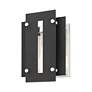 6_Utrecht 1 Light Black and Brushed Nickel Outdoor Wall Lantern more views