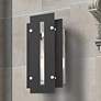 1_Utrecht 1 Light Black and Brushed Nickel Outdoor Wall Lantern