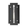 5_Utrecht 1 Light Black and Brushed Nickel Outdoor Wall Lantern more views
