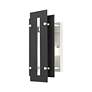 7_Utrecht 1 Light Black and Brushed Nickel Outdoor Wall Lantern more views