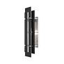 5_Utrecht 1 Light Black and Brushed Nickel Outdoor Wall Lantern more views