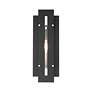 7_Utrecht 1 Light Black and Brushed Nickel Outdoor Wall Lantern more views