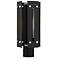 Utrecht 1 Light Black Outdoor Post Top Lantern