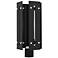 Utrecht 1 Light Black Outdoor Post Top Lantern