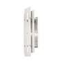 6_Utrecht 1 Light Brushed Nickel Outdoor Wall Lantern more views