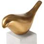 Uttermost 13 1/4" High Songbirds Brass Accent Statue