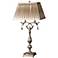 Uttermost 2-Light Floriane Champagne Silver Table Lamp