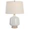 Uttermost 24 1/2" High Opal White High Gloss Glaze Ceramic Table Lamp