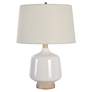 4_Uttermost 24 1/2" High Opal White High Gloss Glaze Ceramic Table Lamp more views