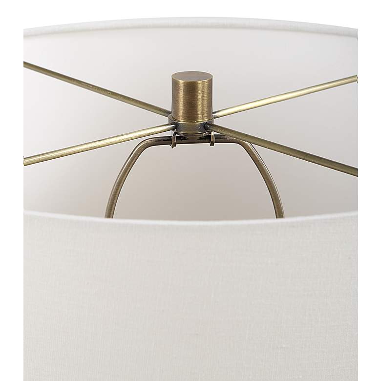 Image 6 Uttermost 26 1/4" High Submerged Deep Blue Glaze Ceramic Table Lamp more views