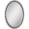 Uttermost 31" High Wrought Iron Chain Link Wall Mirror