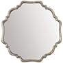 Uttermost 32-in Valentia Silver Framed Mirror in scene