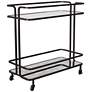 4_Uttermost 34" Wide Bronze Bar Cart more views