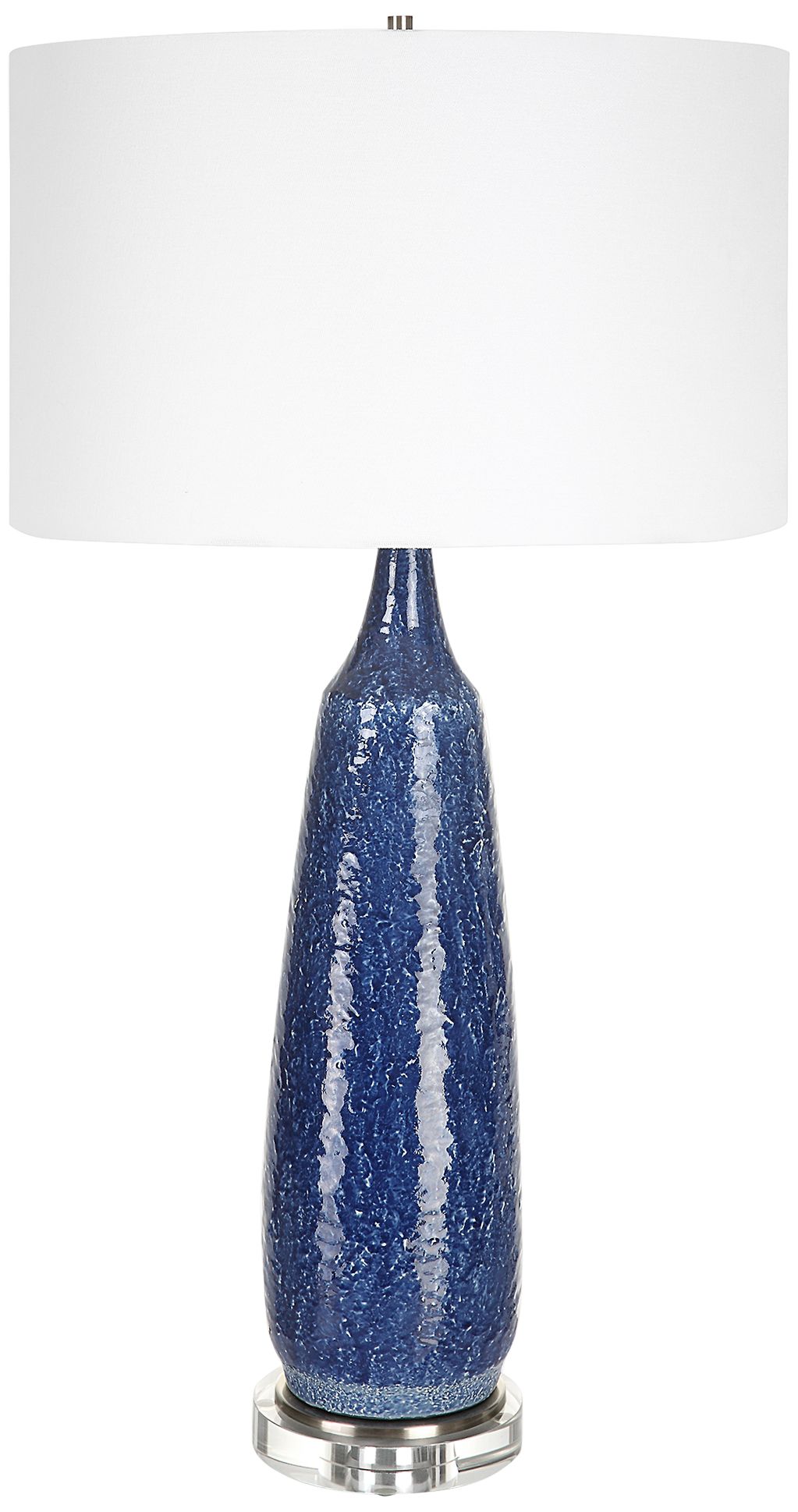Uttermost 36 1/4" Newport Blue Tall Ceramic Table Lamp