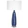 Uttermost 36 1/4" Newport Blue Tall Ceramic Table Lamp