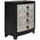 Uttermost 36" Wide Ramila Rubbed Black Accent Chest