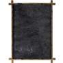 6_Uttermost Abanu 30" x 39.75" Rustic Gold Ribbed Frame Wall Mirror more views
