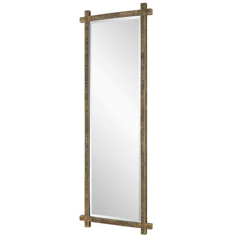 Image 6 Uttermost Abanu Ribbed Gold Dressing Mirror more views