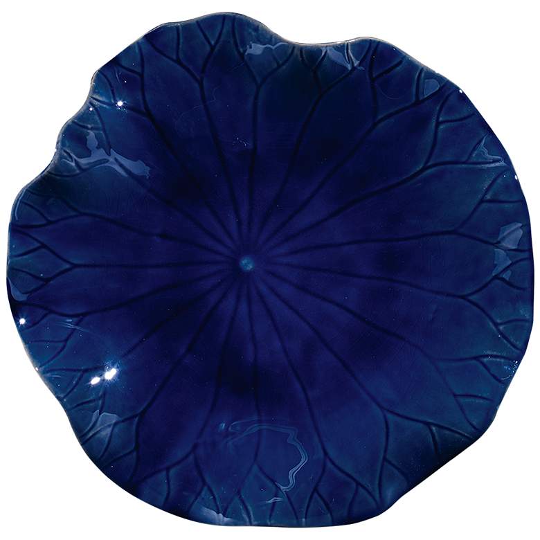 Image 3 Uttermost Abella Cobalt Blue Ceramic 3-Piece Wall Art Set more views