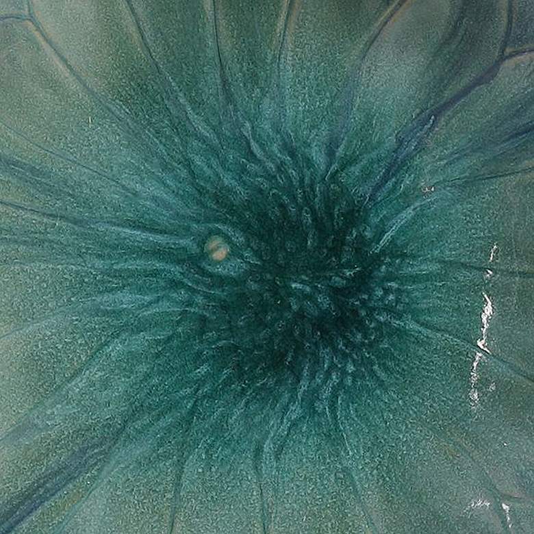 Image 4 Uttermost Abella Sea Blue 3-Piece Ceramic Flower Set more views