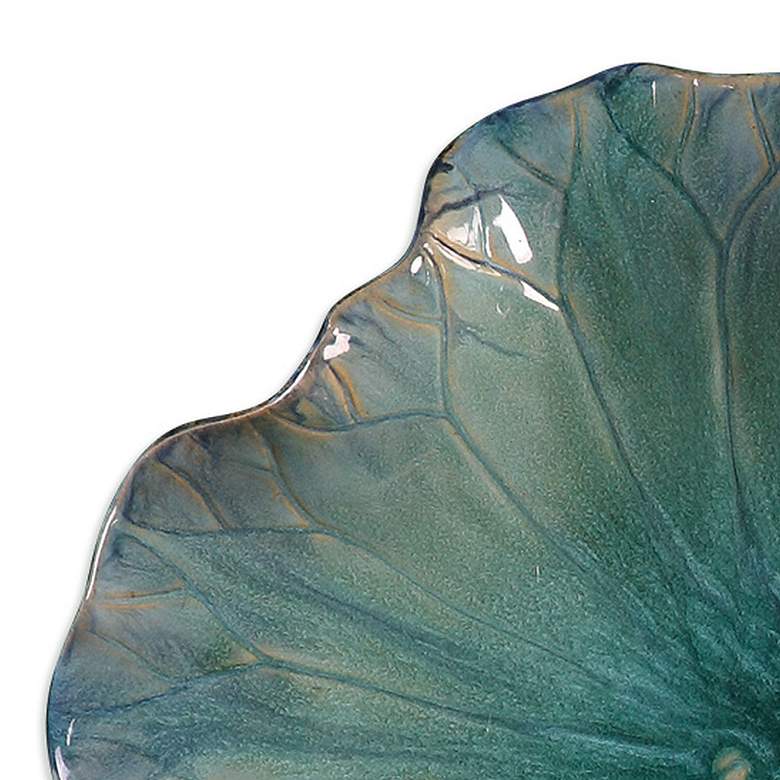 Image 5 Uttermost Abella Sea Blue 3-Piece Ceramic Flower Set more views