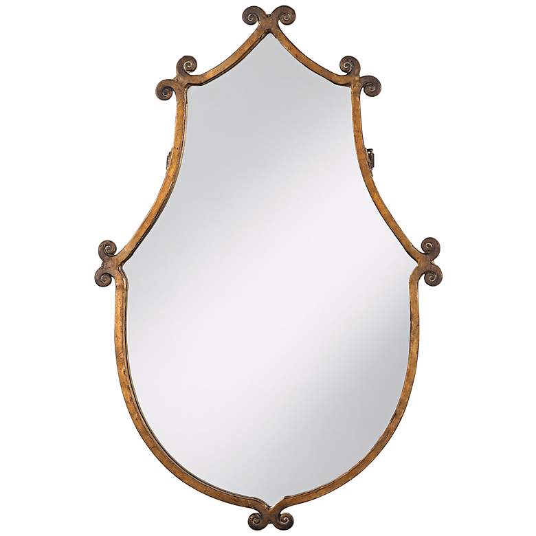 Image 1 Uttermost Ablenay Hand Forged Frame 37" High Mirror