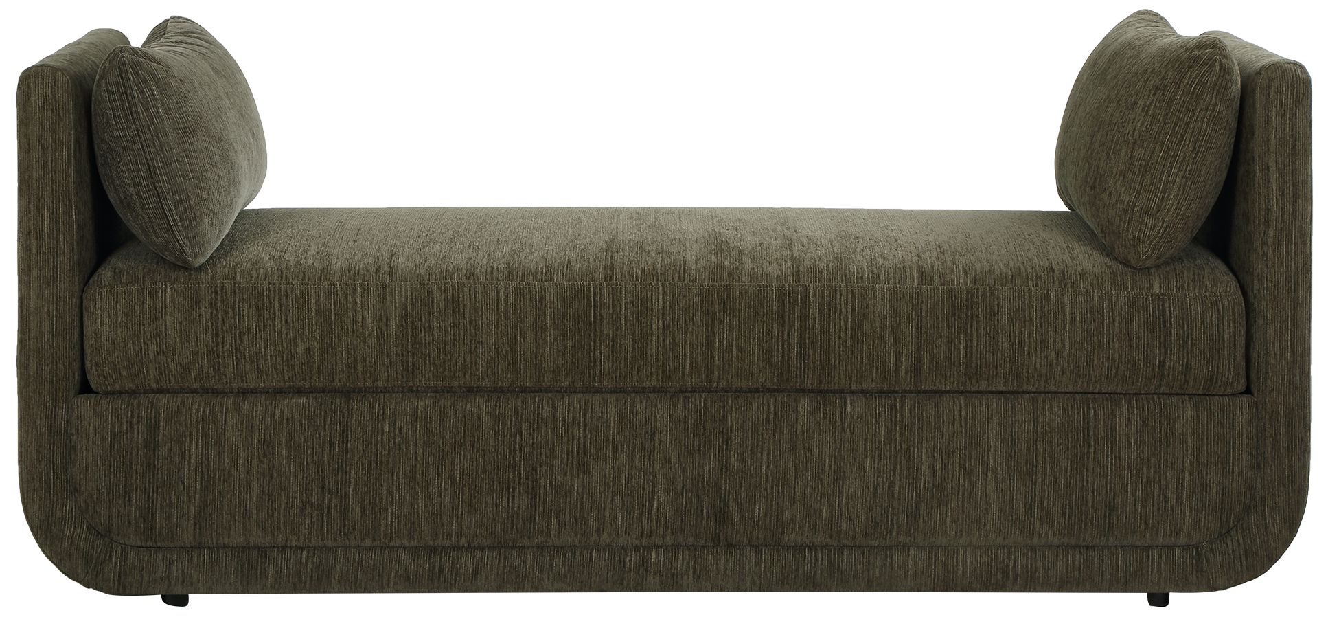 Image 2 Uttermost Abound 60" Wide Herb Polyester Oversized Bench