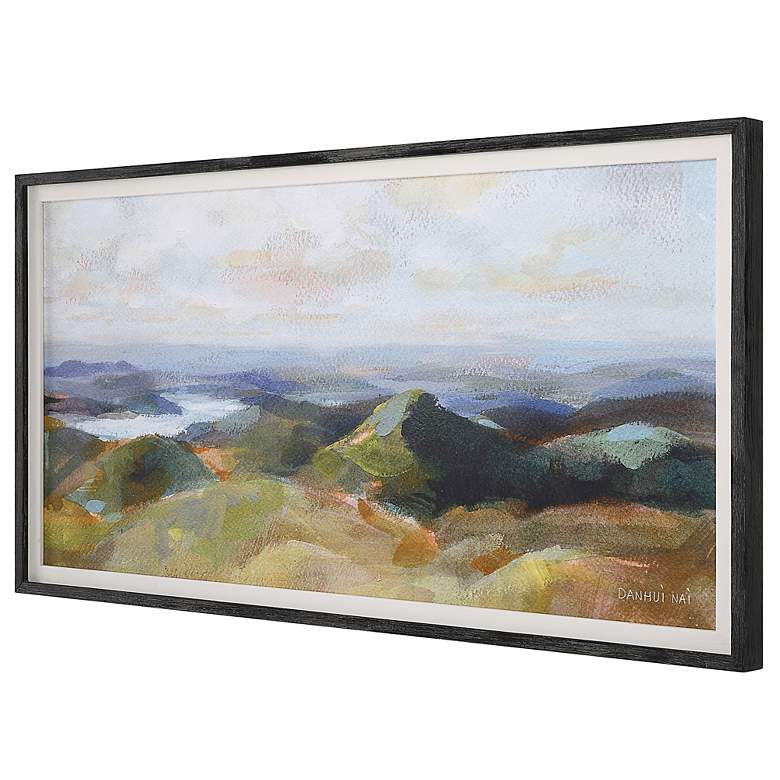 Image 5 Uttermost Above The Lakes 51 1/4" Wide Framed Print Wall Art more views