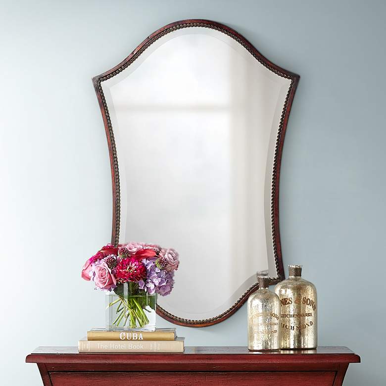 Image 1 Uttermost Abra Bronze 20" x 30" Wall Mirror