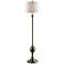 Uttermost Abriola Antiqued Brass Plated Floor Lamp