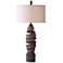 Uttermost Abrose Aged Rust Natural Twist Concrete Table Lamp