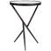 Uttermost Absalom 18"W Gunmetal Accent Table with Mirror Top