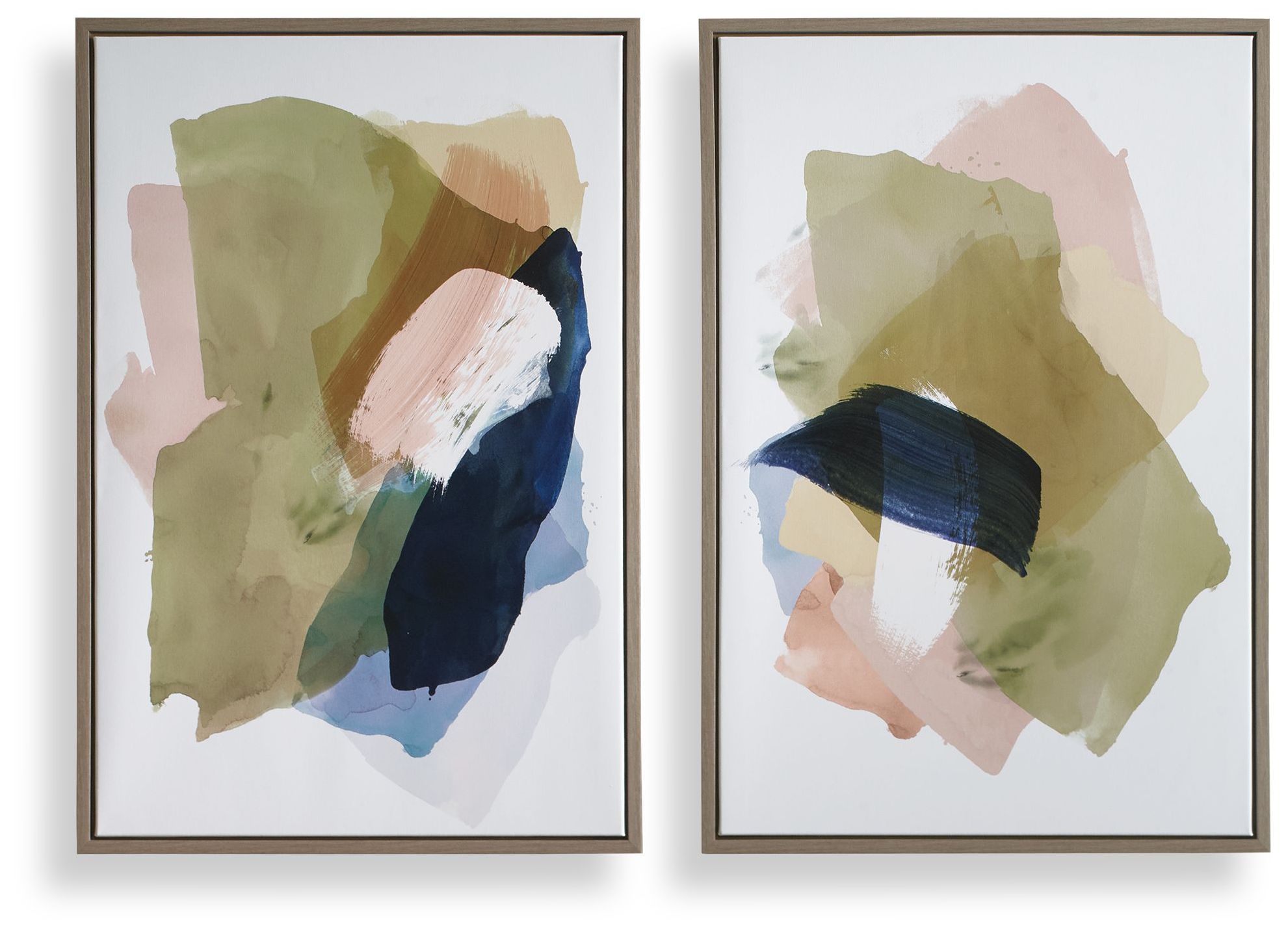 Image 2 Uttermost Abstract Afternoon 2-Piece Framed Canvas Wall Art