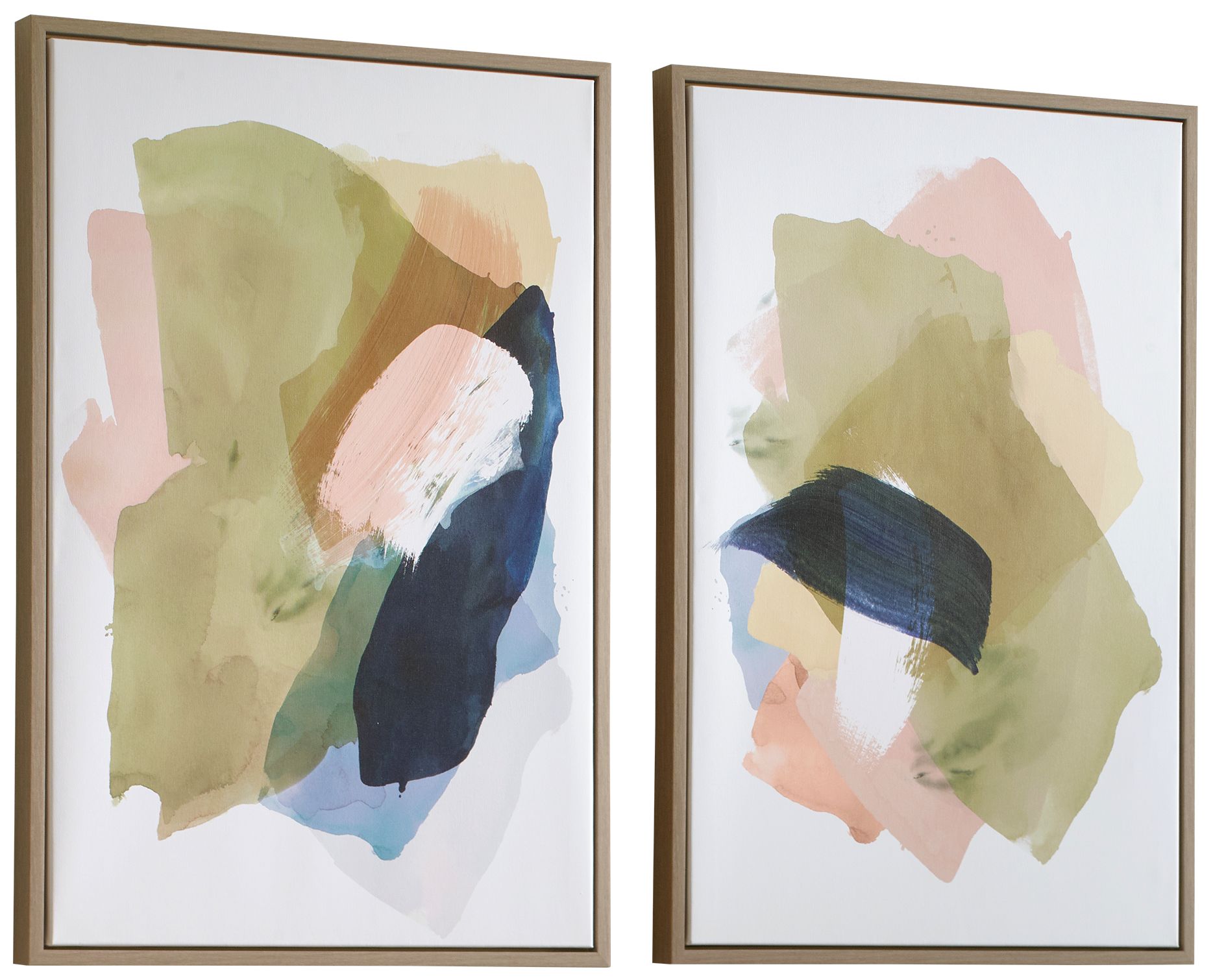 Image 5 Uttermost Abstract Afternoon 2-Piece Framed Canvas Wall Art more views