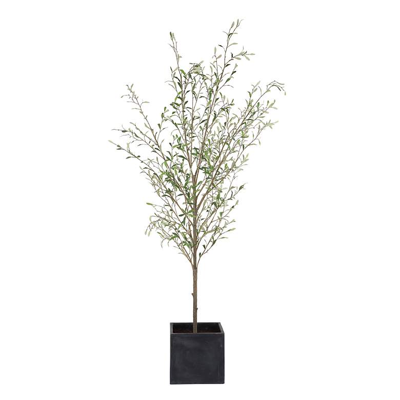 Image 3 Uttermost Abundance 90 1/2" Potted Olive more views