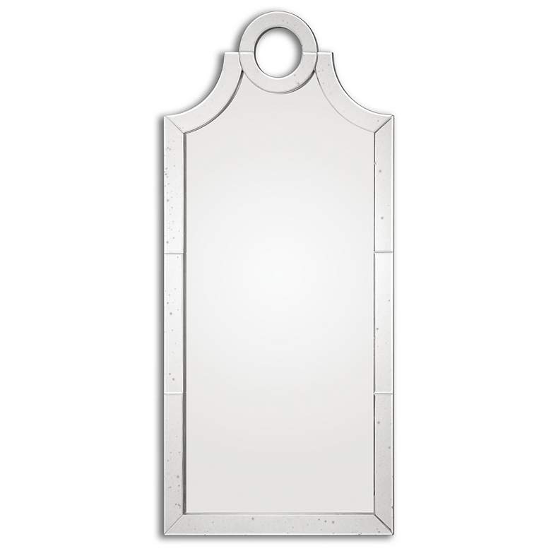 Image 3 Uttermost Acacius Antiqued Glass 30 inch x 66 inch Wall Mirror